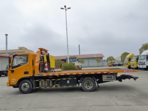 Grúa de plataforma plana diésel nueva y usada 2026 a precio de fábrica, camión de remolque y recuperación de 5-8 toneladas con transmisión manual - Product Image 6