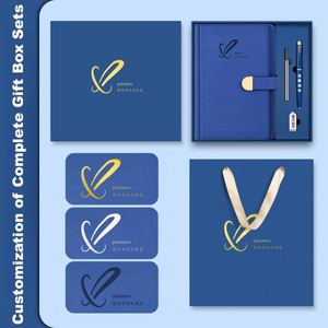 Porte-cartes de visite A5 personnalisé avec logo promotionnel - Agenda avec fermeture magnétique pour les expositions sur le campus et les cadeaux promotionnels - Product Image 3