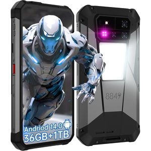 โทรศัพท์มือถือรุ่น 8849 Tank 4 Pro ทนทาน ความจุ 1TB แรม 36GB ระบบปฏิบัติการ Android 14 รองรับ 5G พร้อมโปรเจคเตอร์ในตัว หน้าจอ AMOLED ขนาด 6.73 นิ้ว 120Hz - Product Image 1