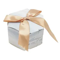 กล่องลูกกวาดหกเหลี่ยมสไตล์หินอ่อน,กล่องของขวัญกระดาษสำหรับงานแต่งงานพร้อมริบบิ้นอุปกรณ์สำหรับงานเลี้ยงวันเกิดงานปาร์ตี้สำหรับเด็กอ่อน
