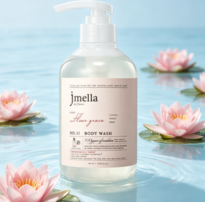 เจลอาบน้ำ JMELLA จากฝรั่งเศส รุ่น Fleur Grace Moisturizing ขนาด 500 มล. ผลิตภัณฑ์ความงามเกาหลี ซึมซาบเร็ว บำรุงผิวให้นุ่ม ใช้ได้ทุกวัน ขนาดใหญ่ - Product Image 5