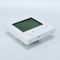 Thermostat intelligent LCD pour système de chauffage électrique au sol, vanne d'équilibrage anti-condensation, conception durable pour usage hôtelier, directement de l'usine