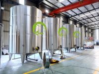 Réservoirs de mélange de boisson de jus de qualité alimentaire en acier inoxydable 10M3 avec agitateur et réservoir de mélange