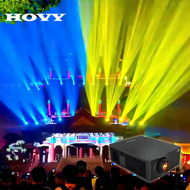 Outdoor Mapping House Facade Digital Video Wall Projection 40000 12000 Lumens Church 3d Laser Projector LCD Display Auto Focus