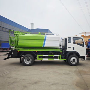 Camion d'aspiration des eaux usées haute pression HOWO pour le nettoyage des eaux usées, le dragage des égouts, l'assainissement et les travaux environnementaux municipaux - Product Image 3