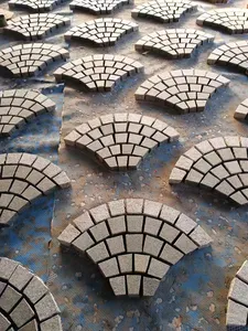 Tối màu xám <span class=keywords><strong>g654</strong></span> và ánh sáng màu Xám Granite G603 fan hâm mộ hình lát đá với <span class=keywords><strong>Net</strong></span> flamed - Product Image 2