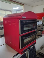 Four à pizza électrique double couche rouge de qualité commerciale haute efficacité et équipement de cuisine durable de Guangzhou Cambon.ZH-2M-H