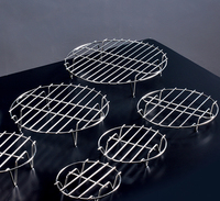 Grille de refroidissement ronde en acier inoxydable pour rôtir à la vapeur Grille de cuisson pour four hollandais