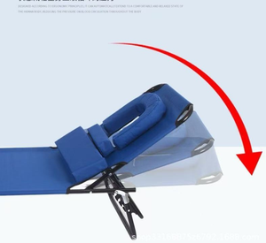 Moderno a gravità Zero singolo esterno pieghevole poltrona letto tutto in alluminio universale per spiaggia campeggio cortile o uso Hotel - Product Image 5