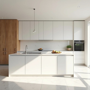 Bán Bóng Trắng sơn mài kết thúc tủ bếp bồn rửa phụ kiện chất lượng sản phẩm cho toàn cầu khách sạn chuỗi cửa kính - Product Image 1