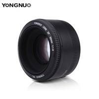 Objectif YONGNUO 50mm YN50mm F1.8 pour Appareil Photo Canon EF 50mm, Objectifs à Grande Ouverture pour Reflex Numériques EOS 700D 750D 800D 5D Mark II IV 10D 1300D