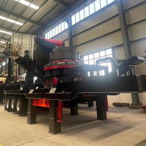 Concasseur à cône mobile, haute productivité, capacité maximale de 100 t/h pour l'exploitation minière et les matériaux de construction - Product Image 1