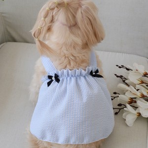 Vestido a Cuadros para Mascotas, Color Rosa, Ligero, para las Cuatro Estaciones, Ropa para Perros y Gatos - Product Image 2