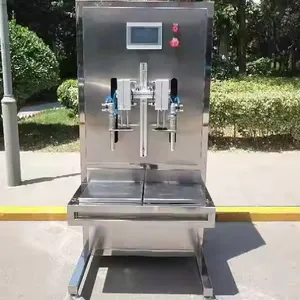 Máquina de enchimento quantitativa líquida para bebidas e máquina de enchimento de pistão 5L