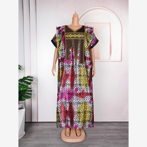 Robe Boubou <span class=keywords><strong>Africaine</strong></span> Grande Taille - Longue Robe Ample Imprimée Ankara pour Usage Quotidien et Soirées, Style Vintage Ethnique pour Femme - Product Image 5