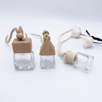 Flacon diffuseur d'arômes cylindrique transparent de 5 ml, 8 ml, 10 ml, vide, pour huiles essentielles, avec bouchon à vis