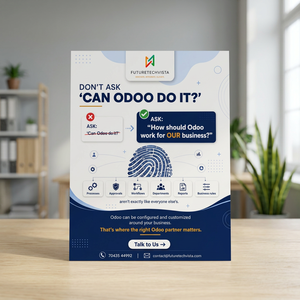 Services de personnalisation de solutions d'entreprise Odoo Futuretechvista pour Linux/Mac/Flux de travail/departements - En stock - Product Image 2