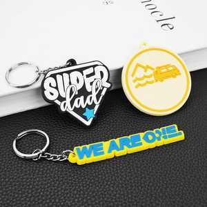 Hamburger de créateur personnalisé Porte-clés PVC 3D/2D en caoutchouc souple avec logo personnalisé - Product Image 2