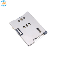 Support de carte Micro SIM Molex 475532001 à éjection automatique 8P H1.8, connecteur de carte PCB moyen en acier inoxydable