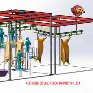 Equipo de Matanza de Ganado de Acero Inoxidable, Máquinas para Mataderos, Línea Automática de Sacrificio de Vacas - Product Image 1