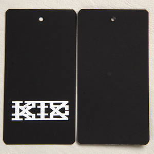 Étiquette volante en papier noir de haute qualité, style élégant, personnalisée, <span class=keywords><strong>pour</strong></span> jeans <span class=keywords><strong>pour</strong></span> hommes, fabrication chinoise, en promotion - Product Image 5