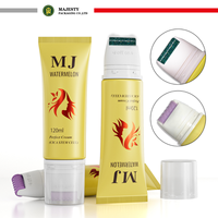 Tube cosmétique blanc multifonction | Tube vide de compression de lotion avec bille roulante en acier inoxydable pour emballage de crème de spa