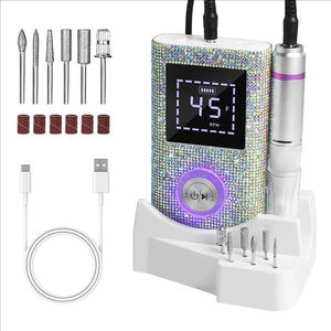 Máquina Profesional Recargable para <span class=keywords><strong>Uñas</strong></span> de 45000 RPM, Lima Eléctrica con Pantalla HD, Pluma de Manicura Metálica, <span class=keywords><strong>Torno</strong></span> para <span class=keywords><strong>Uñas</strong></span>, Lijadora - Product Image 6