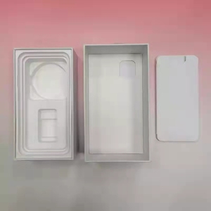 Boîte d'emballage en carton rigide personnalisée pour téléphone portable, avec gaufrage et sceau d'accessoires IMEI pour 15, 15 Pro, 15 Pro Max – Vente en gros - Product Image 1