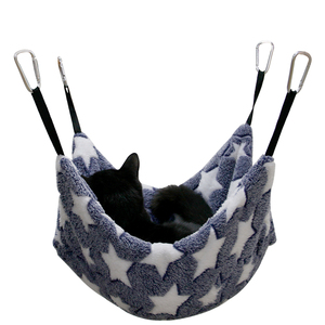 Sac <span class=keywords><strong>de</strong></span> sieste à motifs étoiles pour animaux domestiques, sac à balançoire, Cage, hamac pour ver Rat planeur et autres petits animaux - Product Image 1