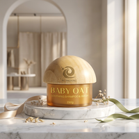 Nouveau design de pot cosmétique en plastique PET vide et étanche avec couvercle en bambou pour lotion et crème pour le visage