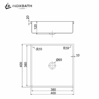 Lavabo Carré de Luxe à Encastrer SUS304 Vente en Gros PVD Quatre Couleurs Disponible en Stock avec Certification CUPC