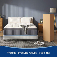 Hochwertige Luxus-Hybrid-Bettmatratze im Europäischen Stil Konvertierbare Gel-Memory-Foam-Matratze