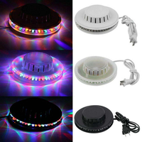 Projecteur LED de scène rotatif UFO tournesol à changement de couleur automatique RGB pour discothèque, soirée, DJ, club, pub, musique