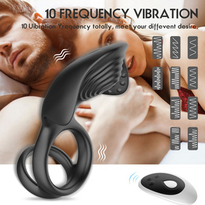 <b>Men's</b> Vibrating Prostate Massager with Cock Rings <b>Vibrator</b> Sex Toys <b>for</b> <b>Men</b> Male Couple Penis Delay Ejaculation Adults Good% - Product Image 6