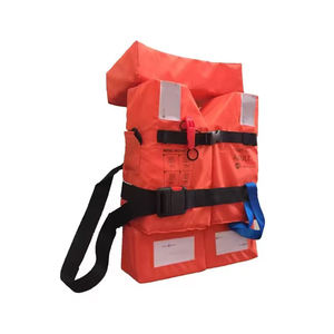 سترة نجاة بحرية احترافية للبالغين مصنوعة من رغوة EPE للطوارئ مع صفارة متوافقة مع معايير SOLAS - Product Image 6