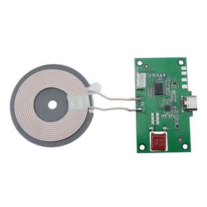 15W Power 5V 12V Fast Charging Wireless Charger Transmitter Module Type-c USB + Coil Qi Fast Charging Wireless Charger PCBA - Product Image 5