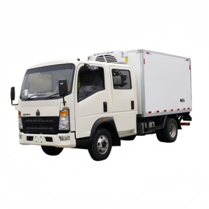 <span class=keywords><strong>Camion</strong></span> <span class=keywords><strong>frigorifique</strong></span> diesel compact Howo 16m pour le transport de légumes et fruits en chaîne du froid avec élévateur hydraulique, <span class=keywords><strong>camion</strong></span> congélateur - Product Image 1