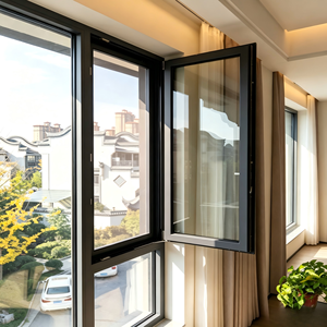 Finestre Basculanti e Girevoli per Casa Passiva, Triplo Vetro per Progetti Edilizi a Zero Emissioni, <span class=keywords><strong>Finestra</strong></span> Scorrevole in Alluminio per Ventilazione - Product Image 2