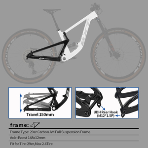 <span class=keywords><strong>Bicicleta</strong></span> de Montaña BXT 29er All Mountain con Suspensión Completa 2025 VPP, Poste de Asiento Telescópico, <span class=keywords><strong>DEORE</strong></span> M6100, Se Acepta OEM/ODM, Suspensión AM - Product Image 3