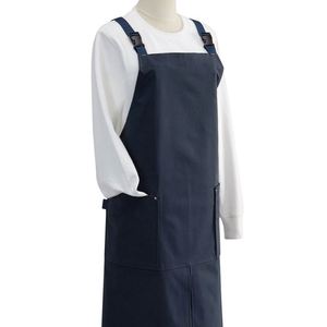 Bottom Open Back Snap Design 100% Polyester Waterproof Household <b>Apron</b> - Product Image 2