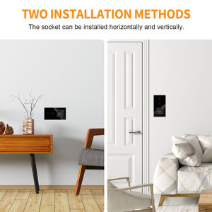 Bingoelec dispositivo elettrico domestico interruttori della luce per montaggio a parete a doppio tocco presa schuko 16A <span class=keywords><strong>prese</strong></span> di corrente <span class=keywords><strong>turchia</strong></span> - Product Image 4