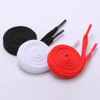 Lacets plats double couche de haute qualité 10 mm pour baskets, lacets de remplacement colorés