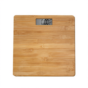 Báscula Digital de Baño de Bambú de Grado Médico de Alta Calidad, 180 kg, Pantalla LCD, Indicador de Temperatura, Precisión de 0.1 g, Garantía de 3 Años, OEM/ODM - Product Image 4