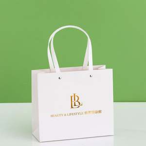 Sac en papier kraft de haute qualité personnalisé avec poignée en coton, sac cadeau en papier brun pour bougies, avec logo personnalisé - Product Image 3