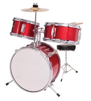 Beginners Practice Children's Wooden Three Drums Set Jazz Performance Educational Toys FDD-06 12kg China