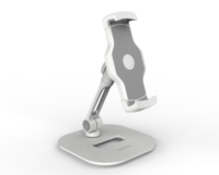 Support de tablette réglable en métal pour iPad et téléphones, en ABS et alliage d'aluminium