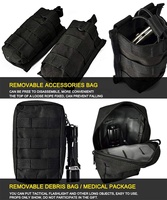 Équipement tactique d'entraînement à dégagement rapide personnalisé avec pochette Molle WARGAME porte-plaque gilet harnais gilet tactique