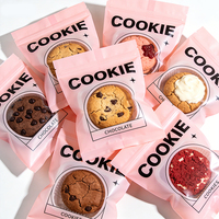 Sachets d'emballage individuels en plastique transparent givré, thermoscellables, imprimés sur mesure, pour aliments, bonbons, biscuits