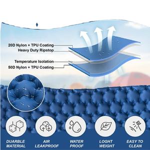 Colchón de tienda de campaña de TPU autoinflable para actividades al aire libre para senderismo-Estera de cama inflable de segunda generación - Product Image 3