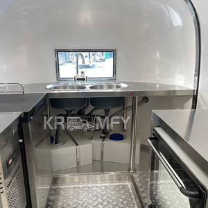 China Food Truck Fast Remolque de comida de acero inoxidable a la venta EE. UU. CE DOT Aprobado Fast Coffee Catering Cart - Product Image 2